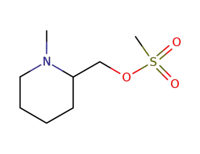 (1-methylpiperidin-2-yl)methyl methanesulfonate