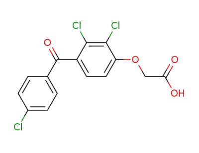 [2,3-dichloro-4-(4-chlorobenzoyl)phenoxy]acetic acid