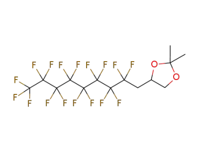 4-(2,2,3,3,4,4,5,5,6,6,7,7,8,8,9,9,9-heptadecafluorononan-1-yl)-2,2-dimethyl-1,3-dioxolane